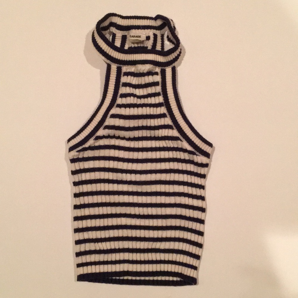 Garage Halter Crop Top